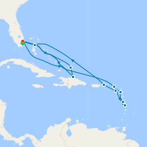 Eastern Caribbean with Miami Beach Stay