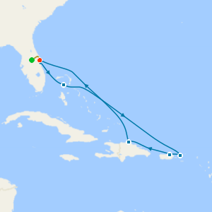 Caribbean with Great Stirrup Cay with 7nt Orlando Stay and Car Hire