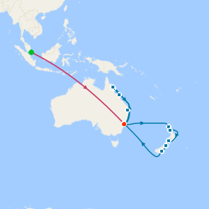 Singapore Stopover, Sydney Stay, Queensland's Beaches and New Zealand