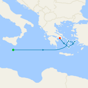 A Journey to the Aegean’s Sacred and Sunlit Isles from La Valletta to Piraeus (Athens)