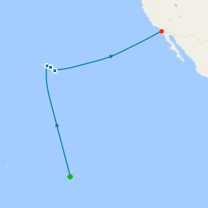 Hawaii Cruise from Papeete to San Diego