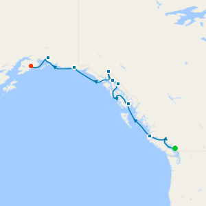 Alaska Cruise from Vancouver to Seward