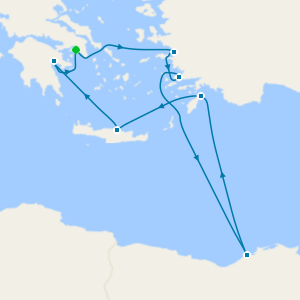 Greek Isles & Egypt from Athens