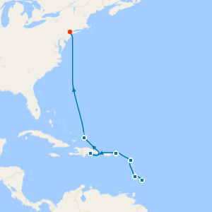 The Caribbean Voyage from Barbados to New York - Fly Cruise