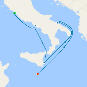 A Journey Through Cliffs, Islands and Andalusian Light from Civitavecchia (Rome) to Malaga - Fly Cruise