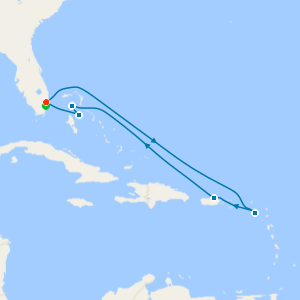 Eastern Caribbean & Perfect Day with Miami Beach Stay