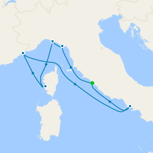 Eastern Mediterranean from Rome