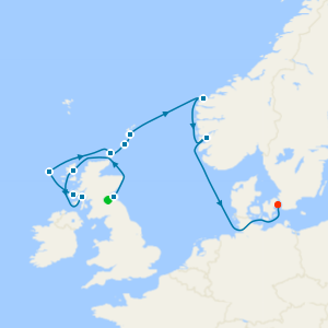 British Isles from Leith to Copenhagen