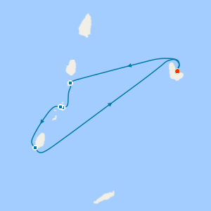 The Glorious Grenadines cruise from Bridgetown - Fly Cruise