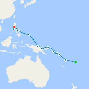 Polynesia, Melanesia & Micronesia from Lautoka to Manila