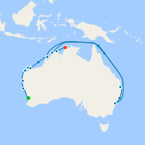 Kimberley from Fremantle to Darwin