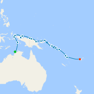 Melanesia & Micronesia from Darwin to Lautoka