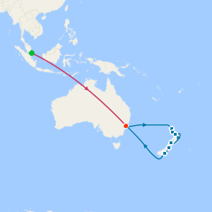 Singapore Stopover, Sydney Stay and Wonders of New Zealand