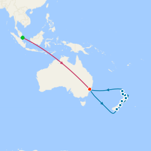 Singapore Stopover, Sydney Stay and Wonders of New Zealand