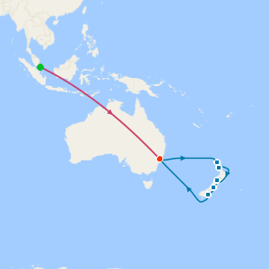 Singapore Stopover, Sydney Stay and Wonders of New Zealand