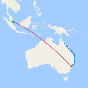 Singapore Stopover, Sydney Stay and Great Barrier Reef Explorer