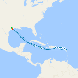 Tropical Sparkle & Holiday Cheer - Galveston Roundtrip - Fly Cruise