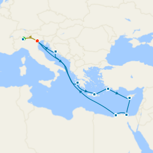 Lake Como & Venice Stays with Montenegro & Greece Cruise