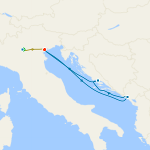 Lake Garda & Venice Stays with Montenegro & Greece