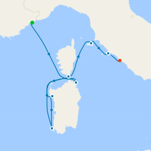 Mediterranean from Nice to Rome