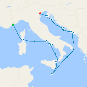 Mediterranean from Nice to Venice