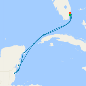 Western Caribbean from Ft. Lauderdale with Miami Beach Stay