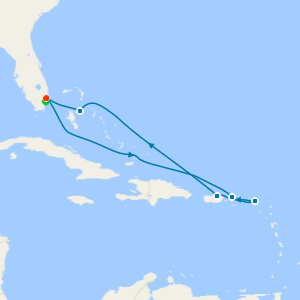 Southern Caribbean from Ft. Lauderdale with Miami Beach Stay