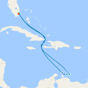 Southern Caribbean with Miami Beach Stay