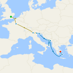 Venice Simplon-Orient-Express Train, Lake Garda, Venice Island Stays &  Adriatic Wonders Fly Cruise to Athens 