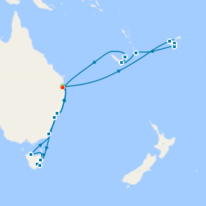 Brisbane's Koala Bears, Fiji, Sydney, Eden and Tasmania with Stay