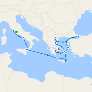 Greek Isles & Istanbul Fly Cruise with Rome and Athens Stays 
