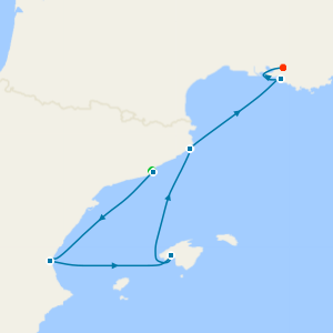 A Journey of Catalan Coasts & Mediterranean Serenity from Barcelona to Provence with Stays 
