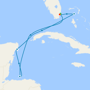 Western Caribbean & Perfect Day from Miami with Miami Beach Stay