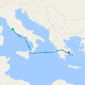 Mediterranean from Rome to Athens