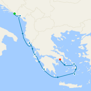 Mediterranean from Dubrovnik to Athens