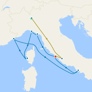 Swiss Alps, Bernina Red Train and Eastern Mediterranean Explorer with Milan and Rome Stays