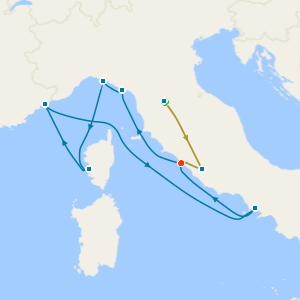 Florence & Rome Stays with Eastern Mediterranean Cruise