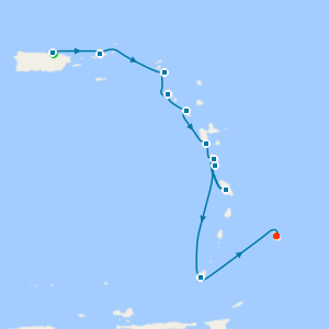 Eastern Caribbean from San Juan - Fly Cruise