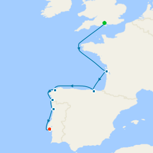 Trails Of The Vine from Southampton to Lisbon with Stay