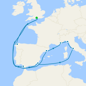 Mediterranean, Italy & Spain from Southampton