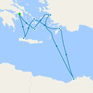 Greek Isles, Turkey & Cairo Overnight from Athens