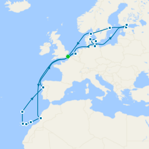 Canary Islands & Scandinavian Capitals with Stockholm from Dover