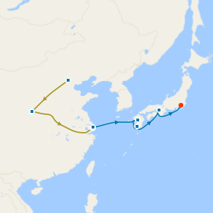 Great Wall, Terracotta Warriors and Shanghai to Kobe and Tokyo