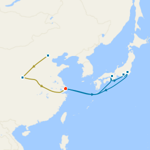 Great Wall, Terracotta Warriors and Shanghai to Kobe and Tokyo