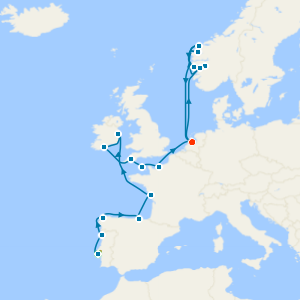 Iberia & Norwegian Fjords: Ireland & Portugal from Lisbon with Stay