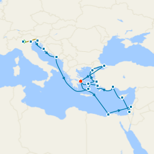 Lake Garda and Venice Stays with Greek Isles, Cairo & Turkey