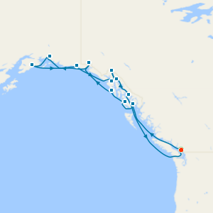 Alaska’s Magnificent Untamed Fjords & Native Heritage from Vancouver - Fly Cruise