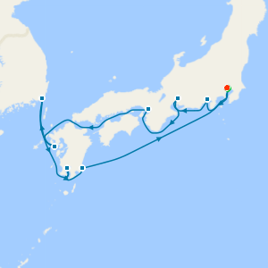 Tokyo Stay, Mount Fuji, Nagasaki and Southern Japan Cruise