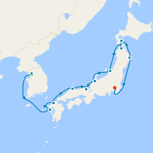 Seoul Stay, Nagasaki and Sea of Japan Cruise to Tokyo
