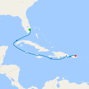 New Year Caribbean & Jamaica from Fort Lauderdale to San Juan